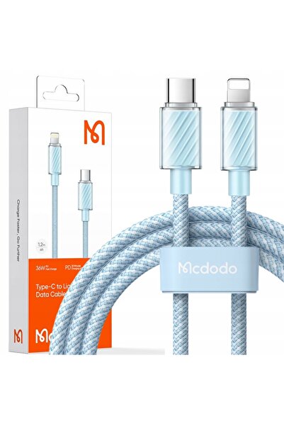Mcdodo Cablu de încărcare USB-C la Lightning pentru iPhone 12 13 14 Pro 1M Al...