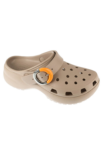 Crocs Classic Platform Dipped Buckle Clog, Women's Slides