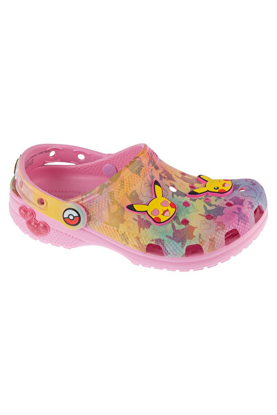 Crocs Șlapi clasici roz Pikachu K, pentru fete