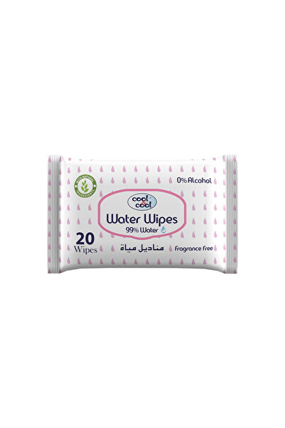 COOL & COOL Baby Water Wipes,20, White