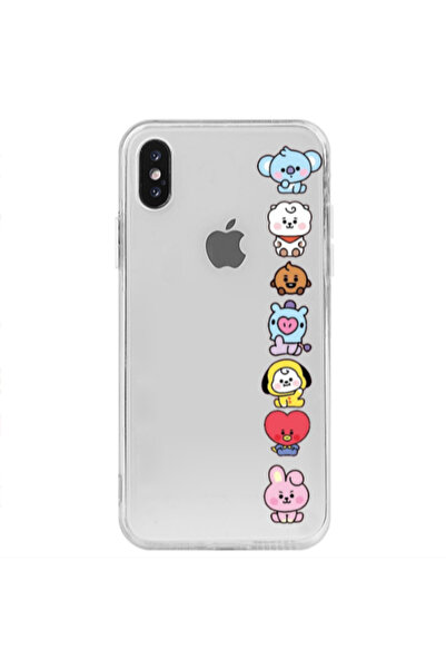 Other Apple iPhone Xs Max Lovely animals Transparent Silicone TPU Θήκη