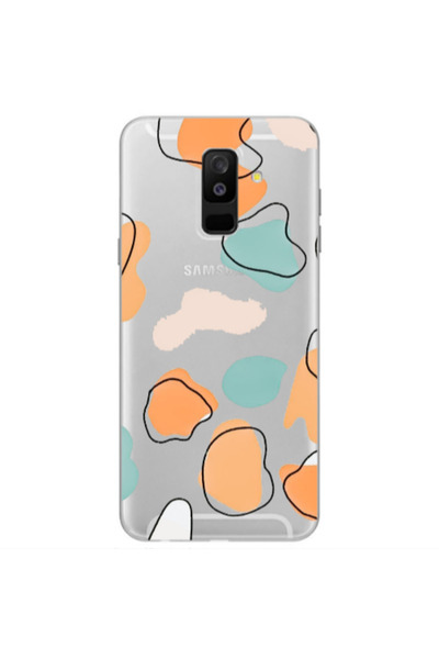 Other Samsung A6 Plus Colorful spots Transparent Silicone TPU Θήκη