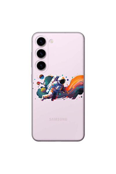 Other Samsung S23 Plus Rainbow Space Transparent Silicone TPU Θήκη