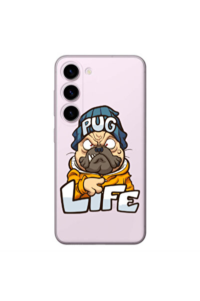 Other Samsung S23 Pug Life 2 Transparent Silicone TPU Θήκη