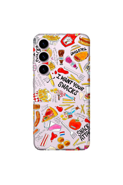 Other Samsung S23 Plus Snack attack Transparent Silicone TPU Θήκη