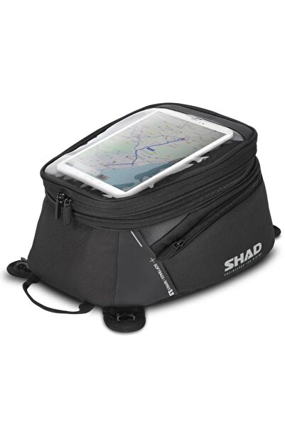 Shad SL20 Motosiklet Depo Üstü Çanta Mıknatıslı Bağlantı 12-15 Litre X0SL201F