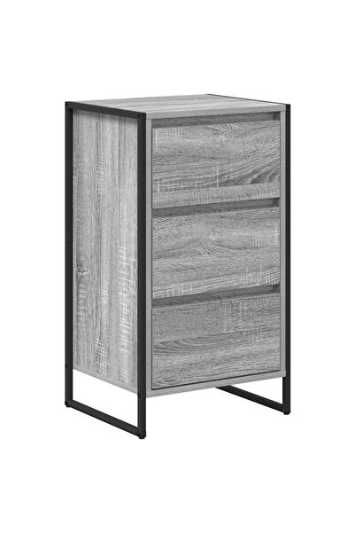 vidaxl Bufet cu sertar Gri Sonoma 42 x 36 x 75.5 cm Lemn compozit