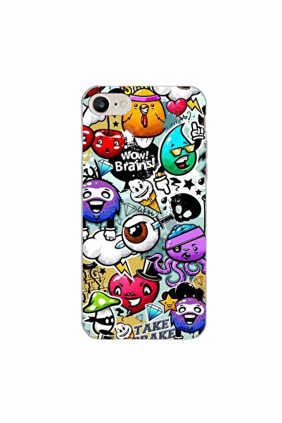 OEM Husa compatibila cu Apple iPhone 7, iPhone 8, iPhone SE 2020 Silicon Gel ...