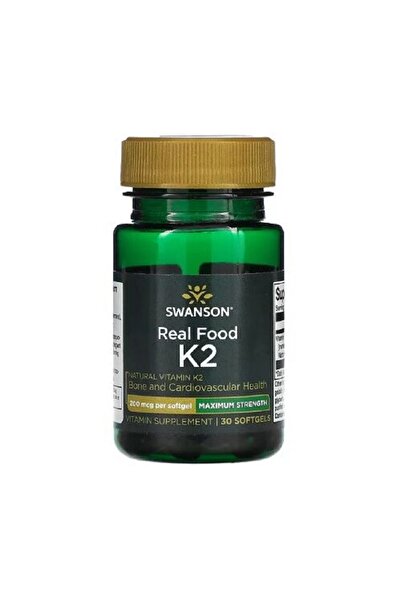 SWANSON Vitamin K2 200 mcg 30 Softgels -