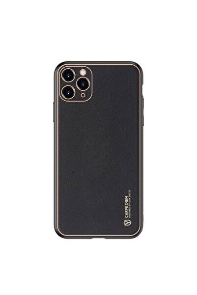 Dux Ducis Yolo Series Δερμάτινη θήκη για iPhone 11 Pro (Μαύρο)