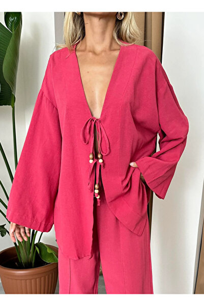 My Blog Vişne 100% Cotton Tie-Dye Kimono