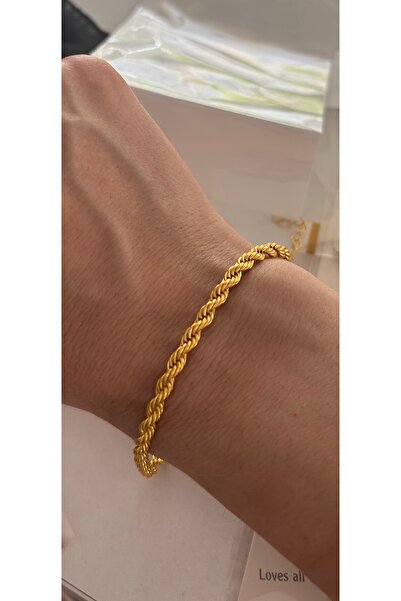 Niloshe&Sinoshe NS Accesories Gold Twist Chain Bracelet