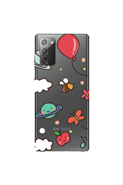 Other Samsung Note 20 cute little ones Transparent Silicone TPU Θήκη