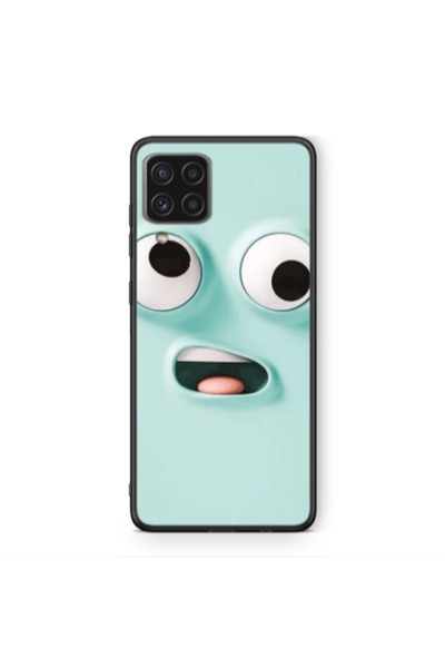 Other Samsung A22 4G Strange face Black Glossy Θήκη
