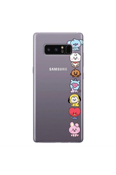 Other Samsung Note 8 Lovely animals Transparent Silicone TPU Θήκη