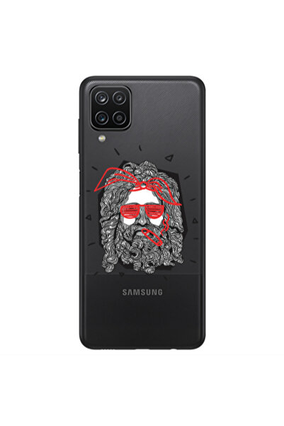 Other Samsung A12 Cool glasses Transparent Silicone TPU Θήκη