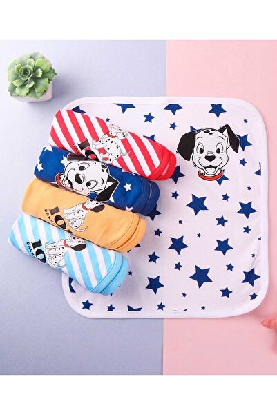 Babyhug Disney Interlock Knit Hand and Face Towels, 101 Dalmatians Graphics, ...