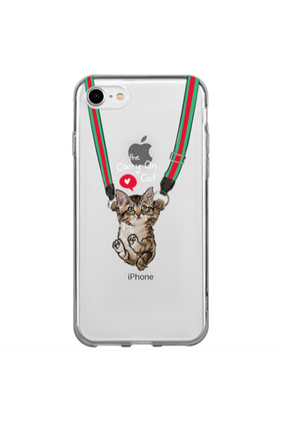 Other Apple iPhone 7 Swinging cat Transparent Silicone TPU Θήκη