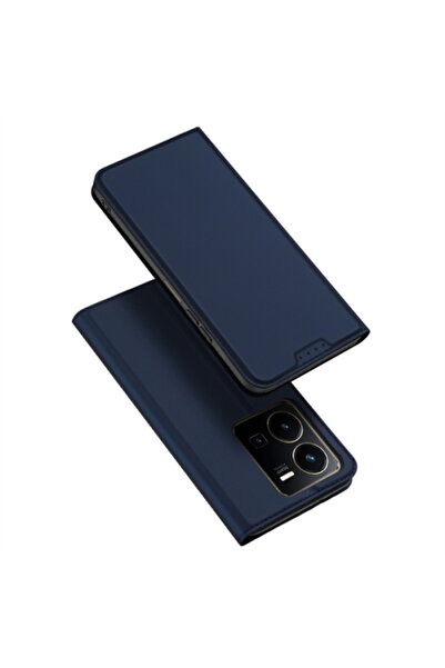 Dux Ducis Skin Pro Δερμάτινη Θήκη με Βάση για Redmi A1 Plus - Μπλε