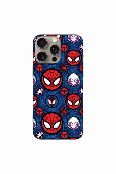 OEM Husa compatibila cu Apple iPhone 16 Pro Max Silicon Gel Tpu Model Spiderm...