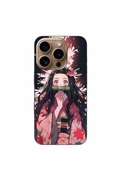 OEM Husa compatibila cu Apple iPhone 16 Pro Silicon Gel Tpu Model Demon Slaye...