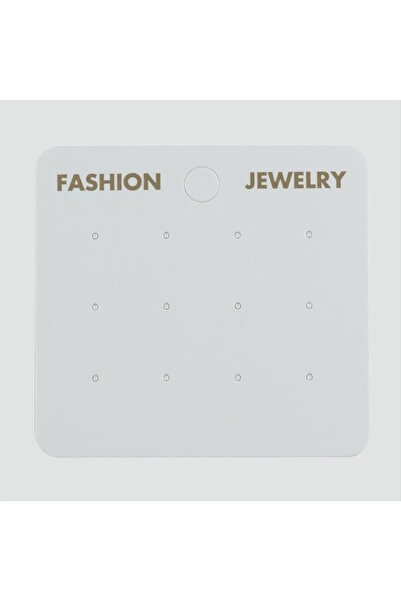 ZERO LAND Bi̇reycel 12-Pack Luxury (172203) Earring Card-White