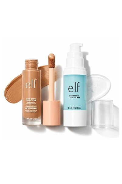 e.l.f cosmetic E.L.F Halo Glow Liquid Filter Shade 5 Medium/Tan 31.5 ml + Hyd...