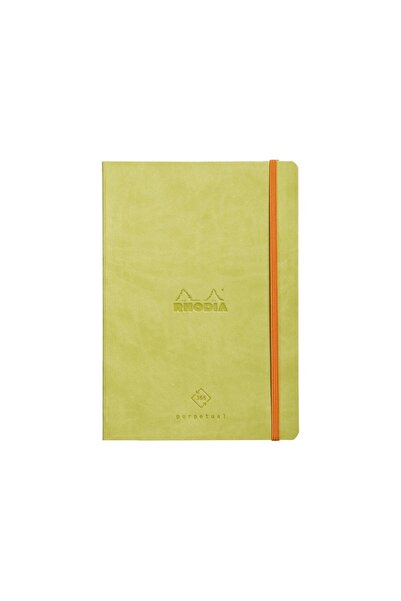 Rhodia Agendă A5 nedatatată, RhodiaRama perpetuă, verde anason