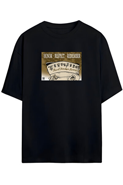 Grafftee Clothing Premium βαμβακερό μπλουζάκι με στάμπα με θέμα το Pearl Harb...