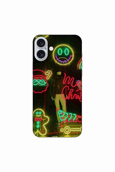 OEM Husa compatibila cu Apple iPhone 16 Plus Silicon Gel Tpu Model Craciun Vi...
