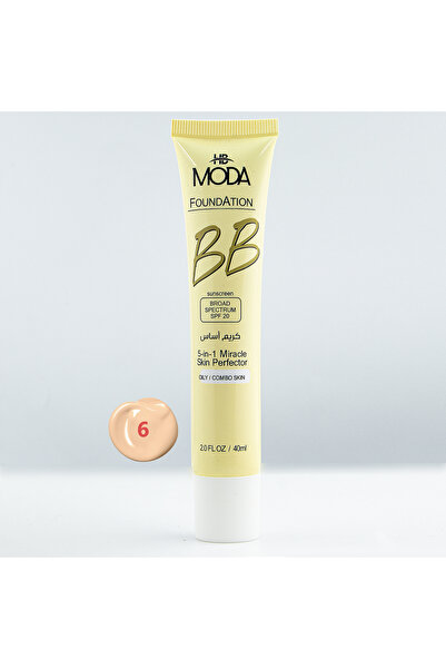 Moda Beauty Bb Moda Beauty Foundation Cream - 5-Function Protection and Hydra...