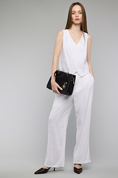 R&B Solid V-Neck Waistcoat
