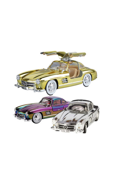 PlayFun Mașinuță Metal Die-Cast Mercedes 300SL 1:24 Portiere Mobile Colecție ...