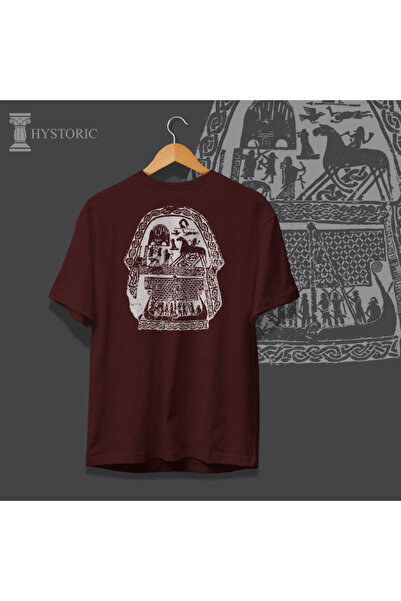 Viking Mitolojisi Sırt Baskılı Oversize T-Shirt