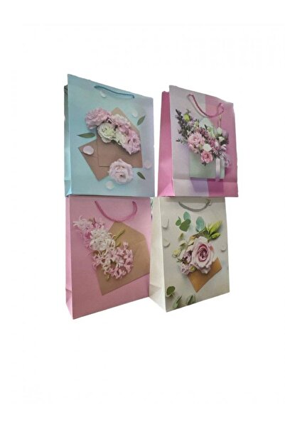 OEM Flower Gift Bags In Envelope 12/ Top Bottom Set