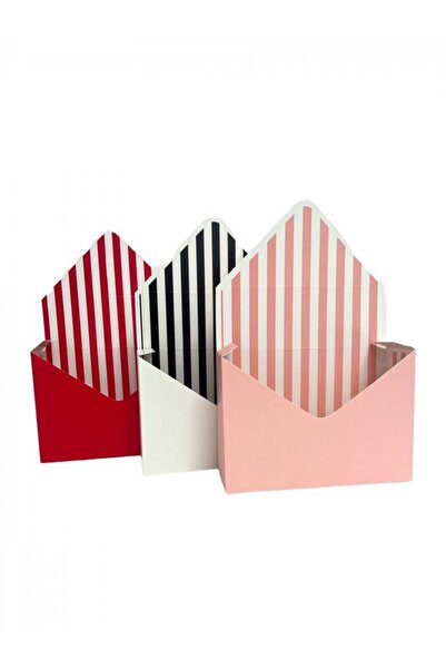 OEM Cutie Carton Plic Cu Dungi 12/Set Rosu
