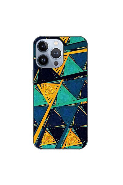 OEM Husa compatibila cu Apple iPhone 13 Pro Silicon Gel Tpu Model Abstract Prism