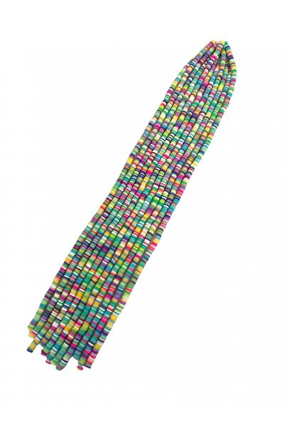 OEM Margele Silicon Sirag 40 Cm Colorat Mixt Preponderent Turcoaz Cu Roz 10/Set