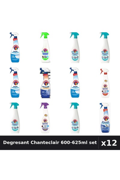 Chanteclair Set 12 Degresant Universal 600-625ml - Lamaie, Lavanda, Marsilia,...
