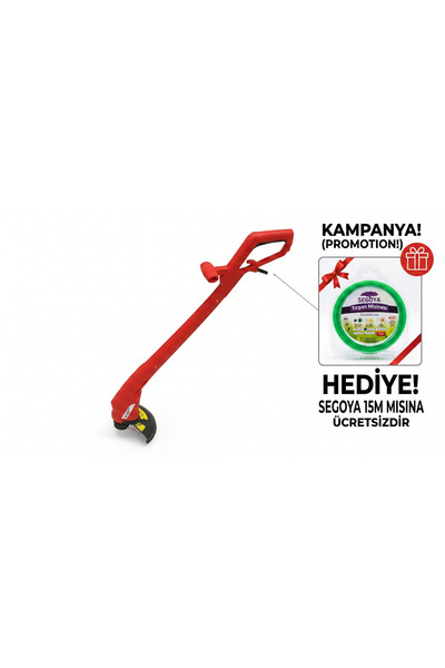 Trendinyeri PP Misinalı Çim Kesme 250W 23 cm 15 m Misina Hediyeli