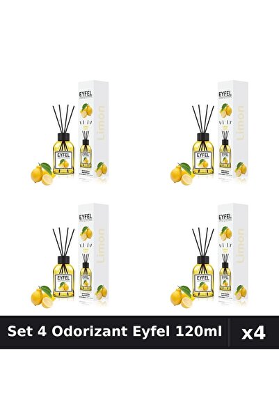 Eyfel Set 4 Odorizante Camera Betisoare, Lamaie, 120 ml
