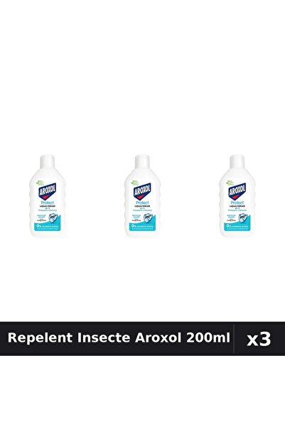 Aroxol Set 3 Loțiune Repelent Insecte 200ml - Protecție Eficientă Împotriva I...
