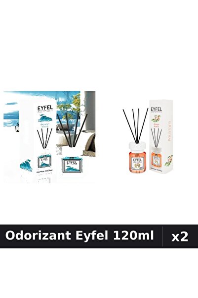 Eyfel Set 2 Odorizant Camera Betisoare 120ml - Ocean, Acacia - Parfum Intens