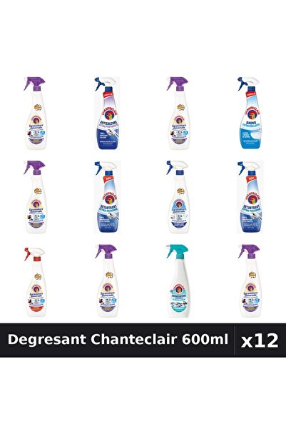 Chanteclair Set 12 Degresant Universal 600-625ml - 8 Arome, Anticalcar, Detar...