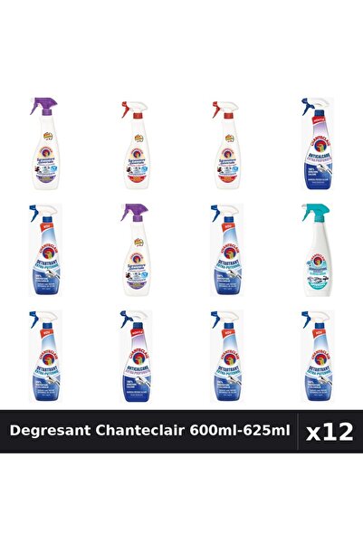 Chanteclair Set 12 Degresant Universal 600ml-625ml - Marsilia, Lavanda, Mosc,...