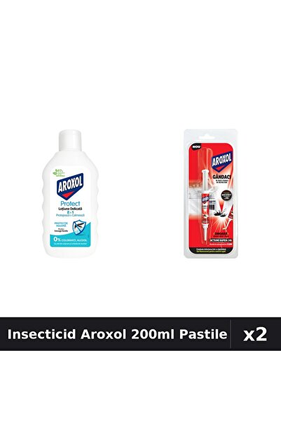 Aroxol Set 2 Insecticid - Loțiune Repelent 200ml + Pastile Anti-Insecte 5g