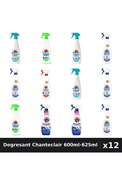 Chanteclair Set 12 Degresant Universal 600ml-625ml - Anti-Miros, Lămâie, Bica...