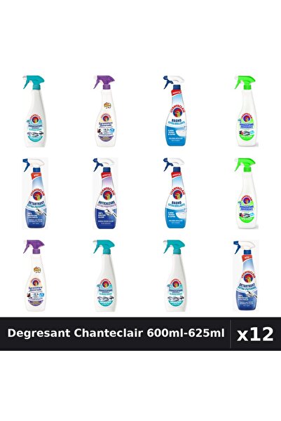 Chanteclair Set 12 Degresant Universal 600ml-625ml - Lamaie, Lavanda, Mosc Alb