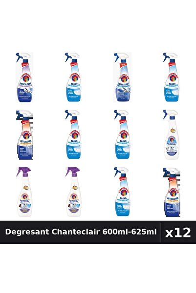 Chanteclair Set 12 Degresant Universal 600ml-625ml - 6 Arome, Anticalcar, Bic...