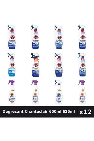 Chanteclair Set 12 Degresant Universal 600ml 625ml - Lavanda, Bicarbonat, Mos...